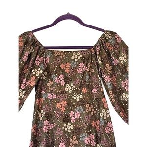 Summersalt Off-the-Shoulder Floral Maxi Dress